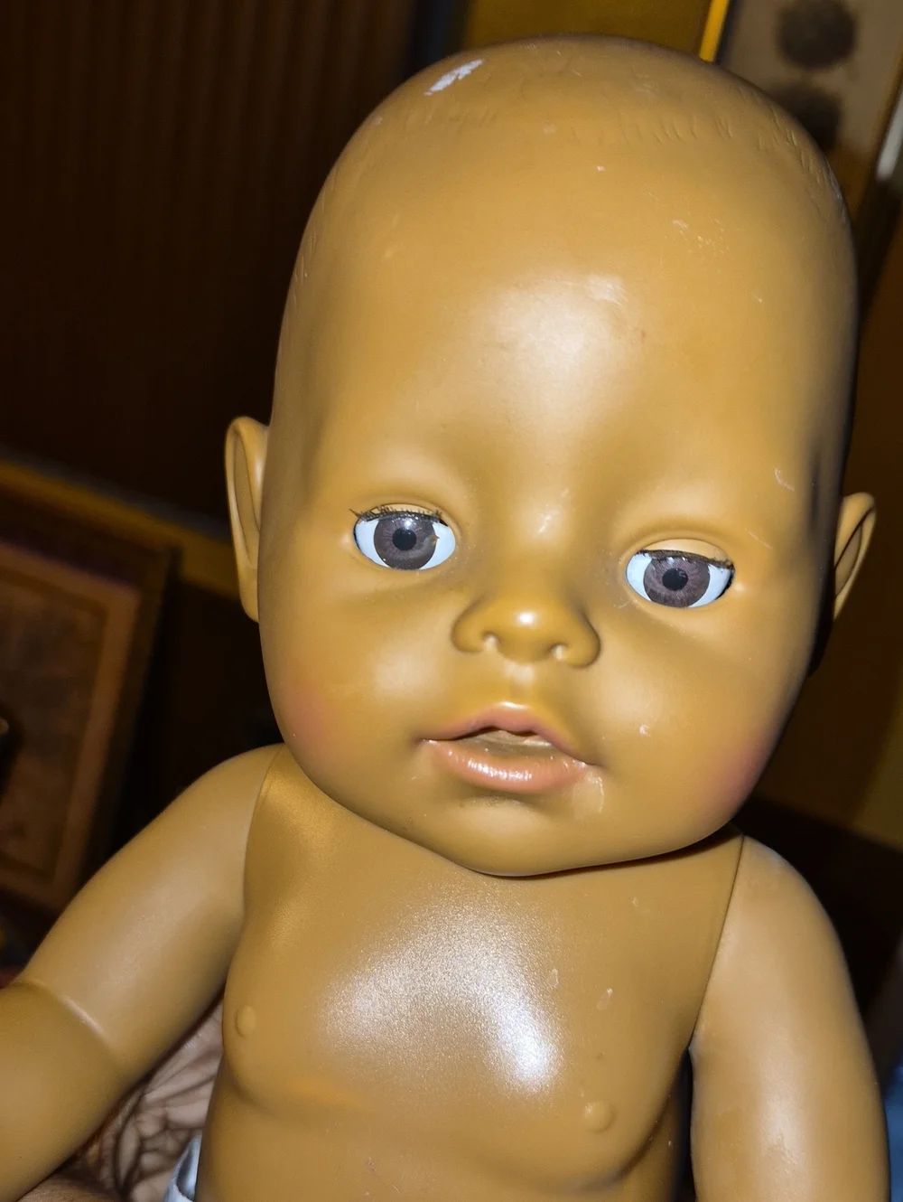 Drink-Wet Baby Doll With Bathtub